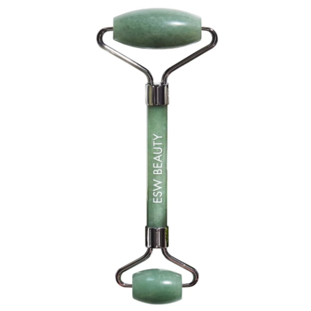 NWOT ESW Beauty Mint Green Tea Jade Crystal Facial Roller
